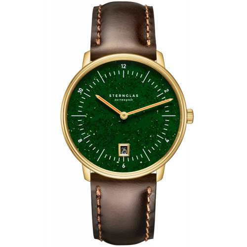 Sternglas S01-NAN41-BR01 Herrenuhr Naos Edition Aventurine Braun/Grün