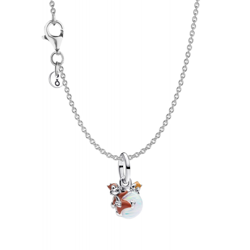 Pandora 68596 Damen-Collier Disney Ahörnchen & Behörnchen Weihnachtskugel Set