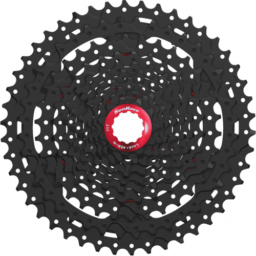 SunRace Kassette CS-MX3-10 (11-46 10-f.) Schwarz