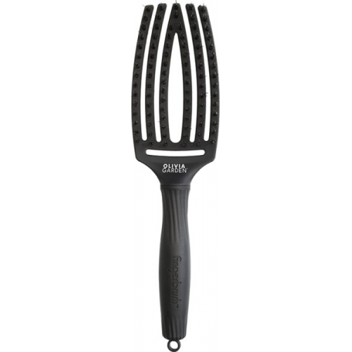 Olivia Garden Fingerbrush Combo M Full Black