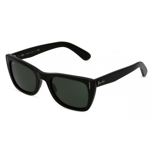 Ray-Ban RB 2248 CARIBBEAN Damen-Sonnenbrille Vollrand Eckig Propionat-Gestell, schwarz