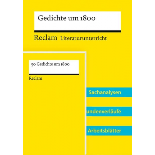 Lehrerpaket zum länderübergreifenden Abiturthema 2027-2029 'Literatur um 1800' (Textausgabe + Lehrerband)