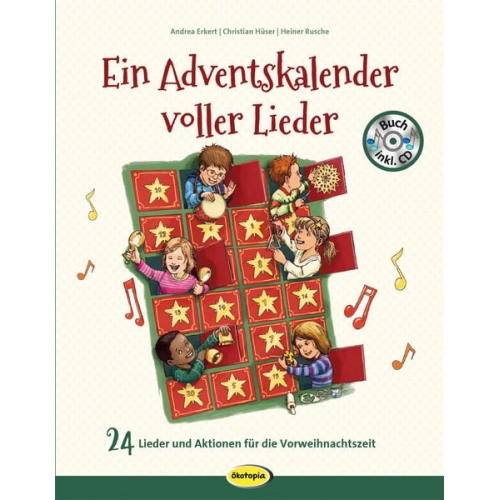 Andrea Erkert Musik für aufgeweckte Kinder Heiner Rusche - Ein Adventskalender voller Lieder (Buch inkl. CD)