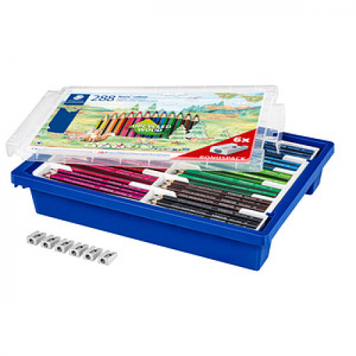 STAEDTLER Noris® colour 187 Buntstifte farbsortiert, 288 St.