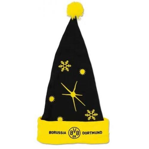 BVB 19660500 - BVB-Weihnachtsmütze, one size, 100% Polyester, Borussia Dortmund