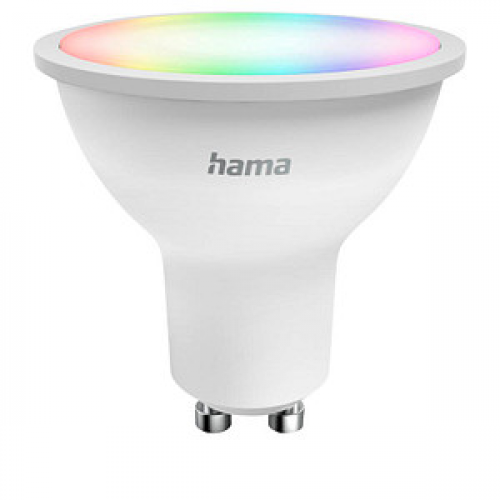 hama LED-Lampe Smarte WLAN GU10 GU10 5 W WLAN, für Sprach- / App-Steuerung