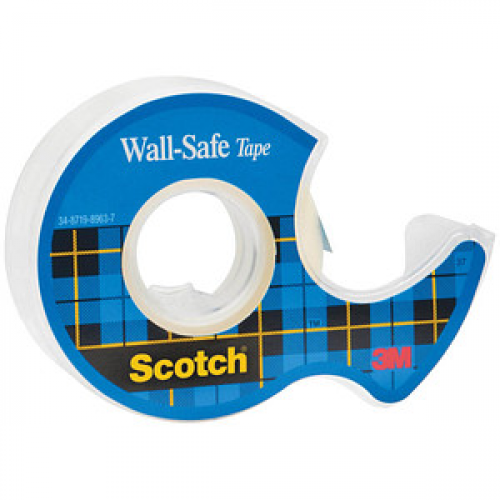 Scotch Klebefilmabroller Wall-Safe Tape blau