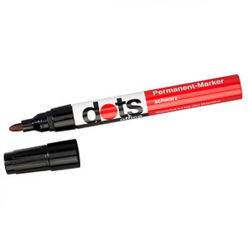 dots Permanentmarker schwarz 1,5 - 3,0 mm, 1 St.