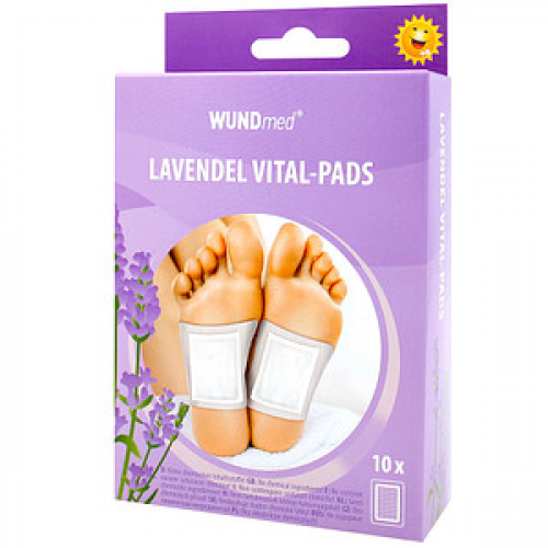 WUNDmed® Detox-Pflaster Lavendel Vital-Pads weiß 6,0 x 8,0 cm, 10 St.