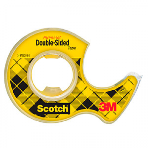 Scotch Klebefilmabroller Permanent Double-Sided gelb