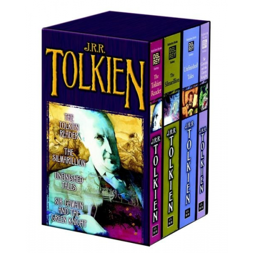 J. R. R. Tolkien - Tolkien Fantasy Tales Box Set (the Tolkien Reader, the Silmarillion, Unfinished Tales, Sir Gawain and the Green Knight)