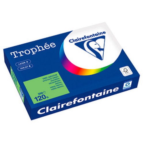 Clairefontaine Kopierpapier Trophée maigrün DIN A4 120 g/m² 250 Blatt