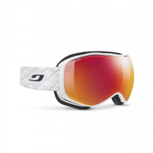 Julbo J7701 Damen-Skibrille Vollrand Monoscheibe Kunststoff-Gestell, Weiss