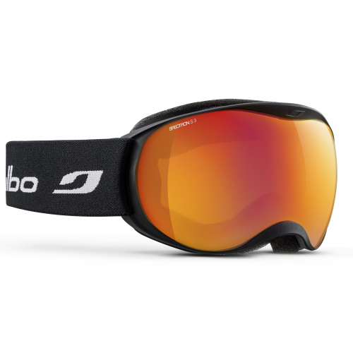 Julbo J7381 Atmo Unisex-Skibrille Vollrand Monoscheibe Kunststoff-Gestell, schwarz