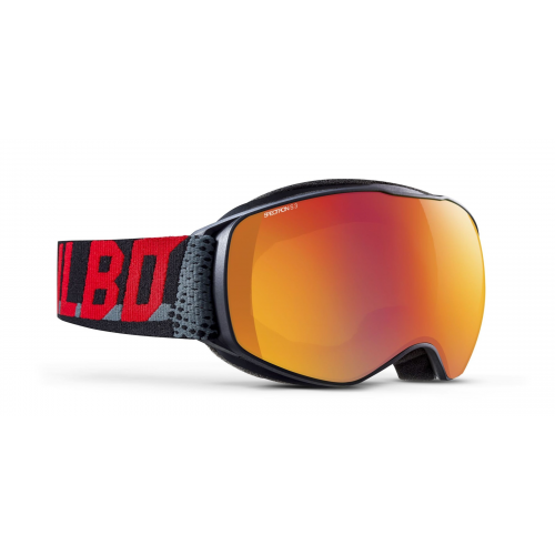 Julbo J7531 Echo Unisex-Skibrille Vollrand Monoscheibe Kunststoff-Gestell, schwarz