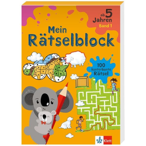 Klett Mein Rätselblock ab 5 Jahren Band 1