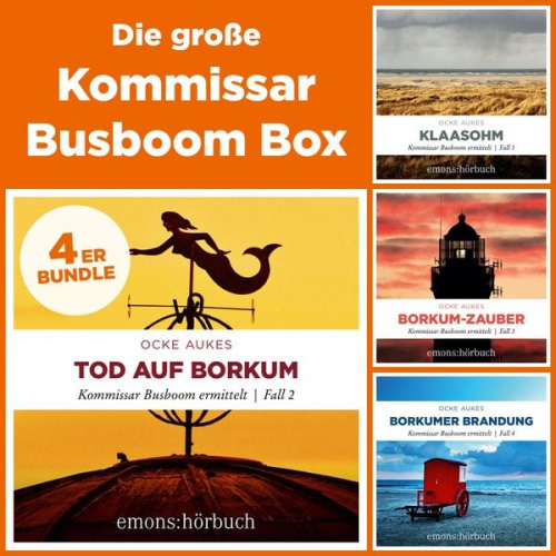 Ocke Aukes - Die große Kommissar Busboom Box (Nur bei uns!)