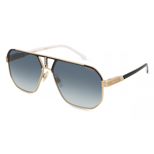 Carrera 1062/S Herren-Sonnenbrille Vollrand Eckig Edelstahl-Gestell, gold