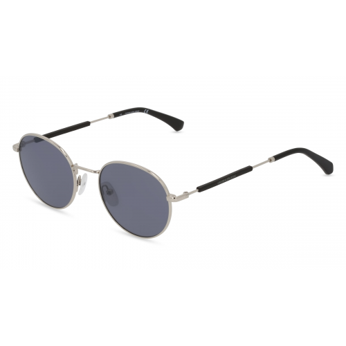 Calvin Klein Jeans CKJ 20110S Unisex-Sonnenbrille Vollrand Panto Metall-Gestell, silber