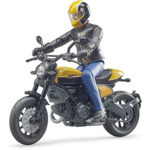 Bruder - bworld Scrambler Ducati Full Throttle mit Fahrer