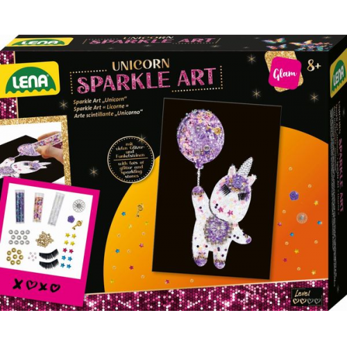 Lena - Sparkle Art Unicorn, Faltschachtel