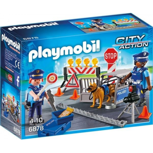 PLAYMOBIL® 6878 Polizei-Straßensperre