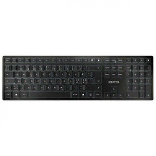 CHERRY KW 9100 SLIM Tastatur kabellos schwarz