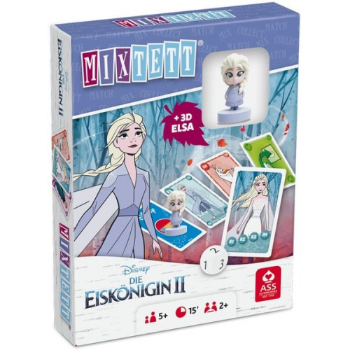 ASS Altenburger Spielkarten - Mixtett - Disney Die Eiskönigin 2 Set 1, Elsa