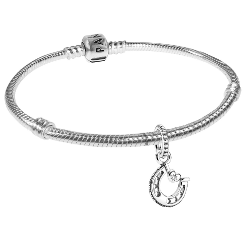 Pandora 39720 Armband Starter-Set Hufeisen 925 Sterlingsilber