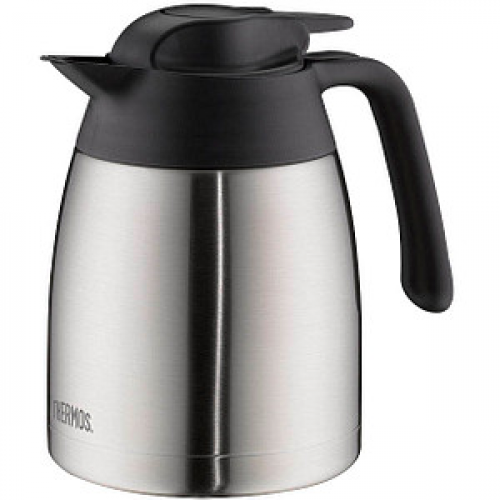 THERMOS® Isolierkanne THV silber, schwarz 1,0 l