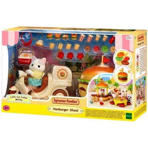 Sylvanian Families - Mobiler Hamburger Imbiss mit Figur