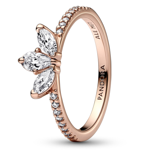 Pandora 182392C01 Ring für Damen Funkelndes Herbarium Roségoldfarben