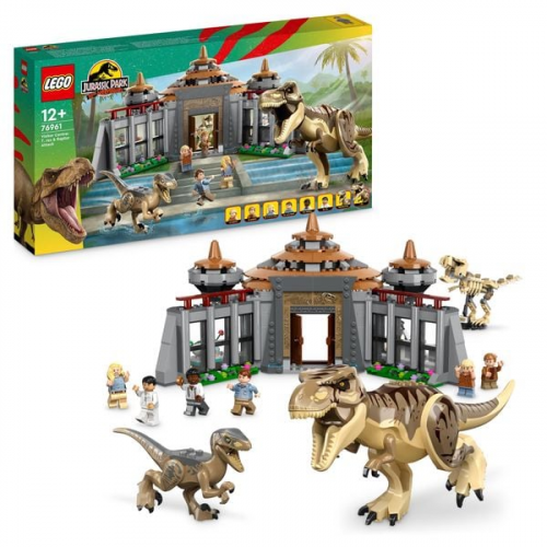 LEGO Jurassic Park 76961 Angriff des T. rex und des Raptors aufs Besucherzentrum