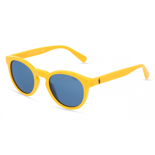 Polo by Ralph Lauren PH4184 Unisex-Sonnenbrille Vollrand Panto Acetat-Gestell, gelb