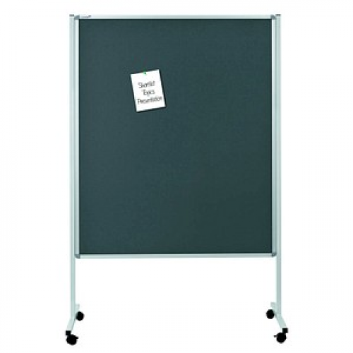 Legamaster Moderationswand Multiboard mobile XL 120,0 x 150,0 cm grau, weiß