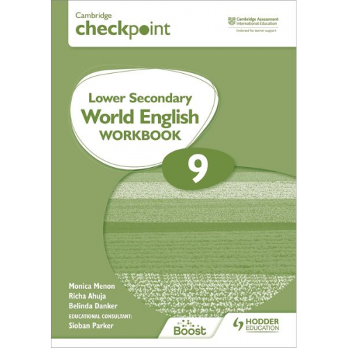 Monica Menon - Cambridge Checkpoint Lower Secondary World English Workbook 9