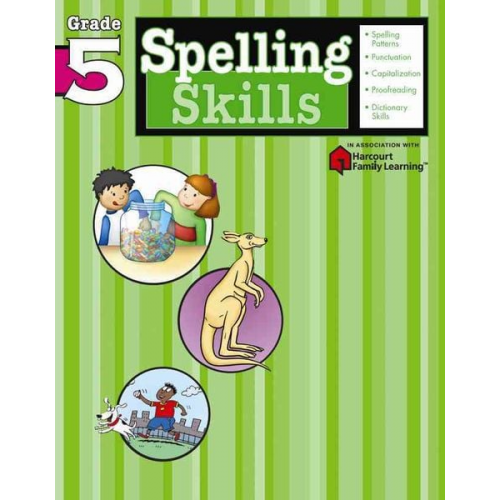 Flash Kids (EDT) - Spelling Skills: Grade 5 (Flash Kids Harcourt Family Learning)