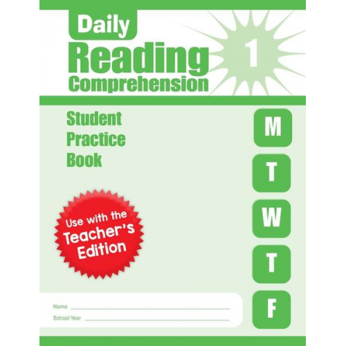 Educational Publishers Evan-Moor - Daily Reading Comprehension, Grade 1 Student Edition Workbook