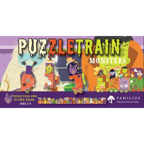 PuzzleTrain: Monsters 26-Piece Puzzle