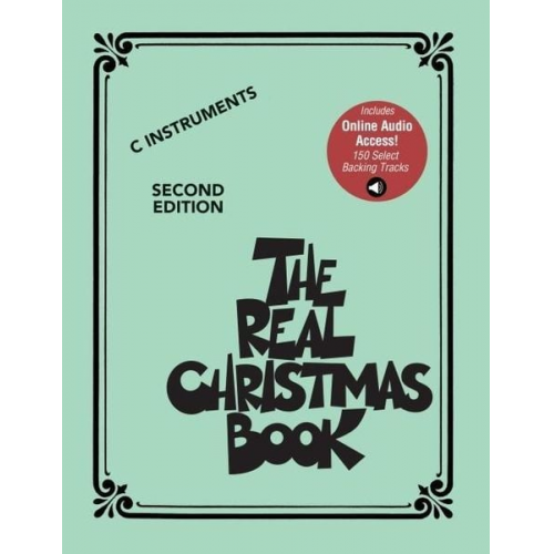 Hal Leonard Corp. (COR) - The Real Christmas Book Play-Along: C Edition - Second Edition Songbook with 150 Select Backing Tracks