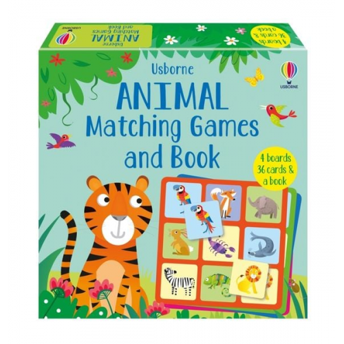 Animal Matching Games and Book