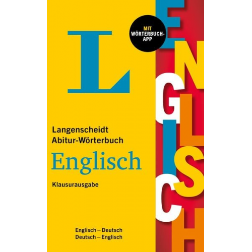 Langenscheidt Abitur-Wörterbuch Englisch Klausurausgabe