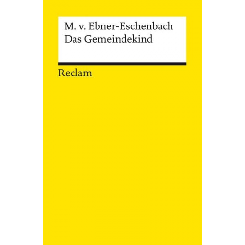 Marie von Ebner-Eschenbach - Das Gemeindekind