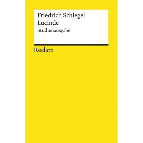 Friedrich Schlegel - Lucinde