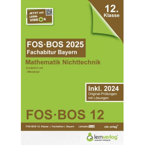 Abiturprüfung FOS/BOS Bayern 2025 Mathematik Nichttechnik 12. Klasse