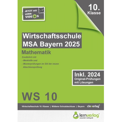 Original-Prüfungen Wirtschaftsschule Bayern 2025 Mathematik