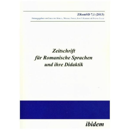 Zeitschrift für Romanische Sprachen und ihre Didaktik