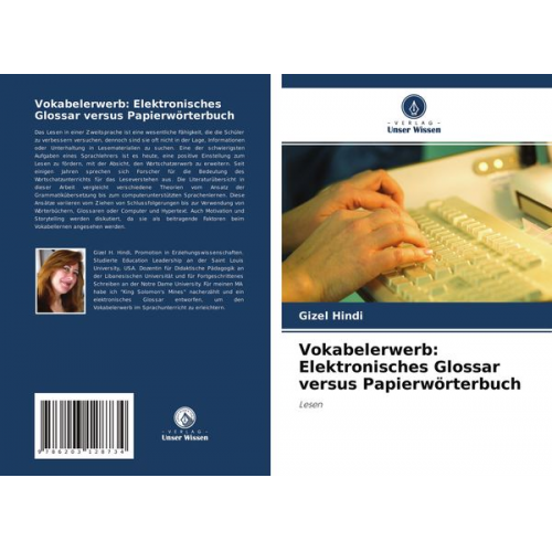 Gizel Hindi - Vokabelerwerb: Elektronisches Glossar versus Papierwörterbuch