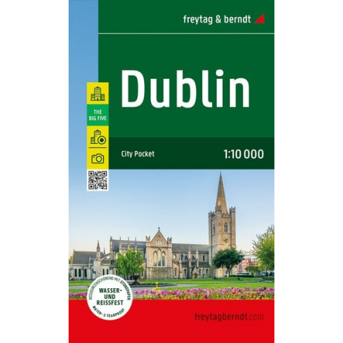 Dublin, Stadtplan 1:10.000, freytag & berndt