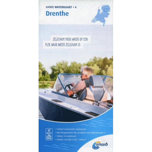 Drenthe 1:50 000 Waterkaart